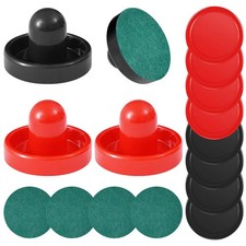 Air Hockey Pushers and Pucks Replacement Accessories Set Indoor Game Table