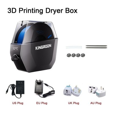 3D Filament Dryer Box for PLA PETG ABS 2 Spools Fast Heating Dehydrator AAU
