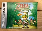 Legend of Zelda: The Minish Cap (Game Boy Advance GBA) Booklet/Manual Only