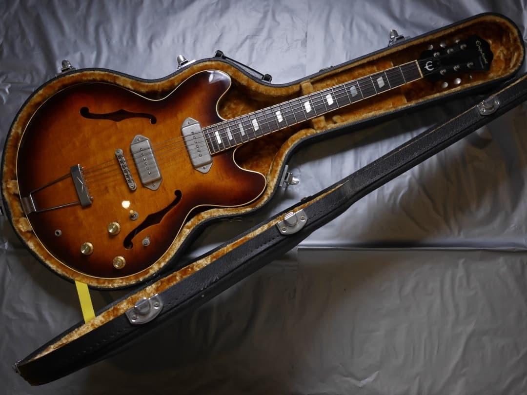 1988 Terada] Epiphone Casino Orange Label Hollow Body Electric 