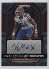 2023 Panini Prizm Draft Picks Ventrell Miller #DPA-VEM Auto pe8