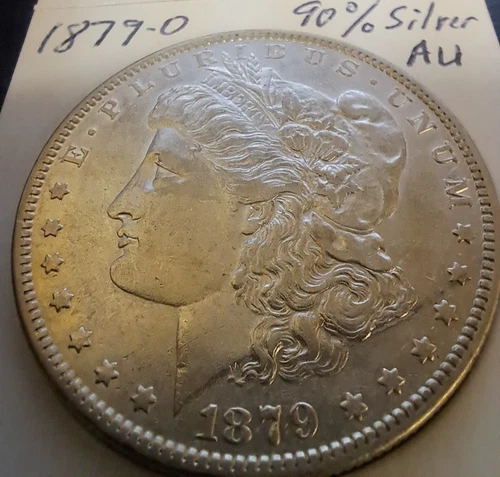 1879-O  Morgan Silver (90%) Dollar AU-ish Brighter $60+ Silver Value