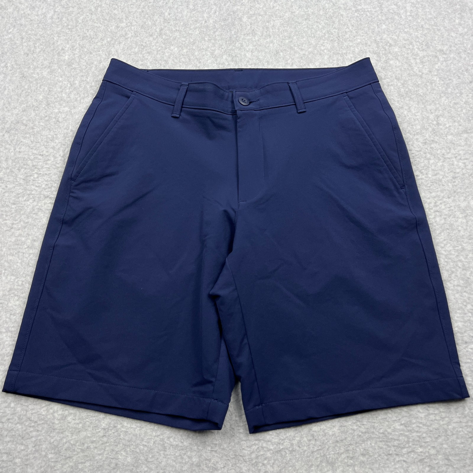 Under Armour Golf Shorts Men’s 34 Blue Match Play 10” Stretch Waist Performance