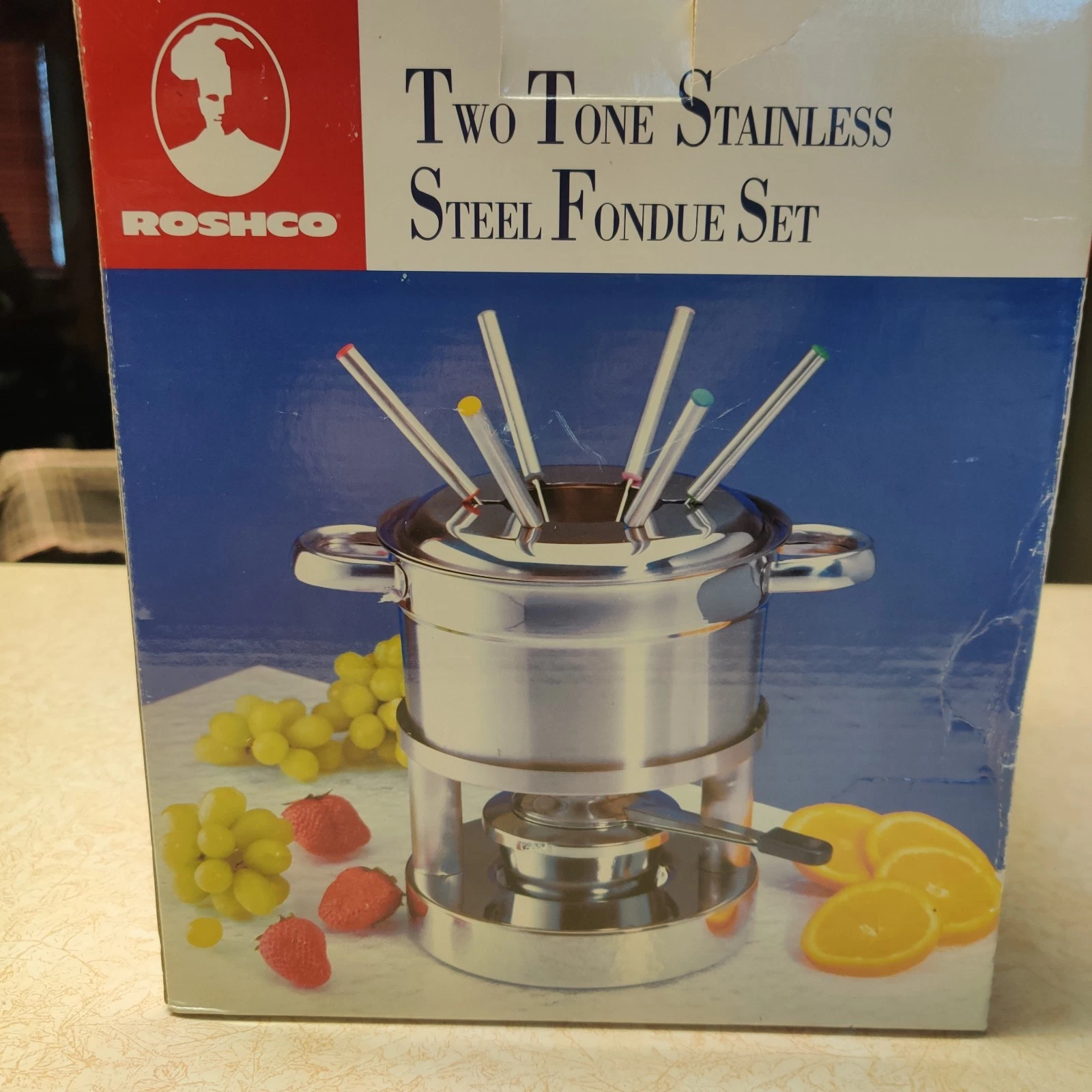 Fondue Set Roshco 16 Piece Brushed Stainless Steel Fondue Set
Opens in a new window or tab
