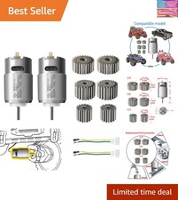2PCS 24 Volt RS555 35000RPM High-Speed 7R Motor 15T/19T/23T for Fisher Price ...