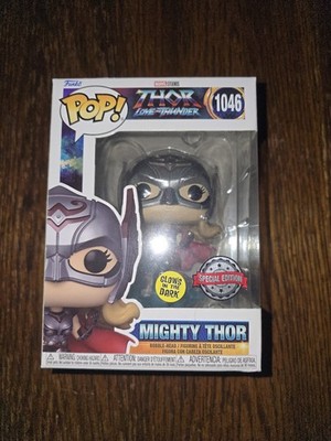 Funko Pop! Vinyl: Marvel - Mighty Thor (Glows ITD)-Pop In A Box Exclusive #1046!