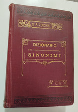Dizionario dei SINONIMI lingua italiana Zecchini Utet 1880