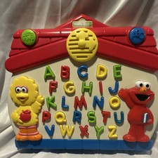 Tyco Sesame Street Alphabet Electronic Learning Toy Elmo Big Bird 1997 Tested