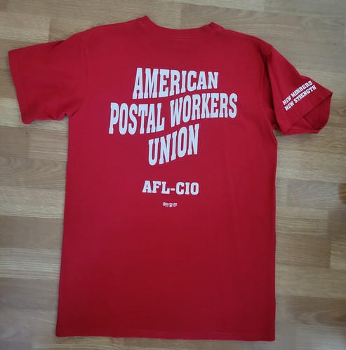 Vintage APWU American Postal Workers Union, "I Am Union" Shirt Size Medium