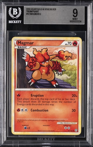 Magmar graded BGS 9 for sale on eBay