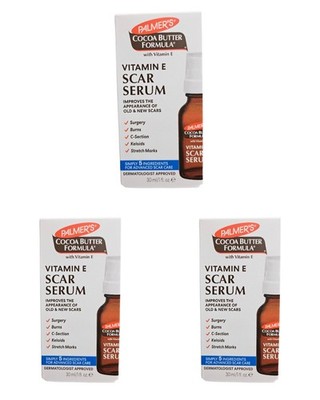 Palmers Narbenserum Vitamin E Kakaobutter Formel 30ml (3er Pack)