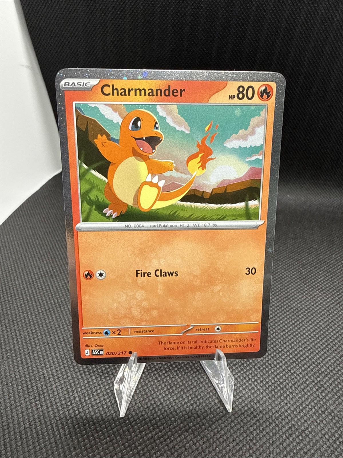 2026 Charmander Cosmos Holo Ascended Heroes Promo 020/217