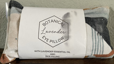 Studio TEO Botanical Lavender Eye Pillow Organic Microwaveable Rice Cotton