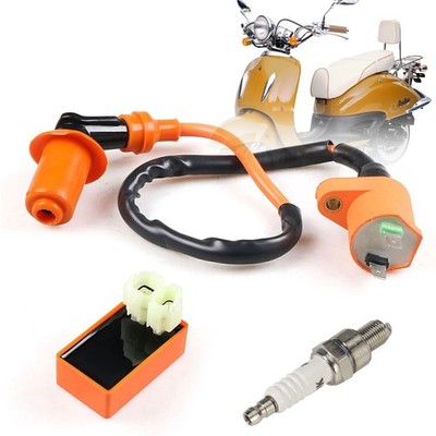 Racing CDI offen Zündspule Zündkerze für 4 Takt China Roller 50 4T GY6 139QMB