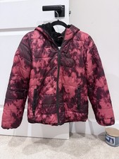 Abercrombie Kids Red Puffer Jacket with Hood Size 15-16Y