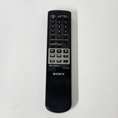 SONY DAT RM-D868 REMOTE CONTROL OEM TESTED WORKING Digital Audio Tape Deck