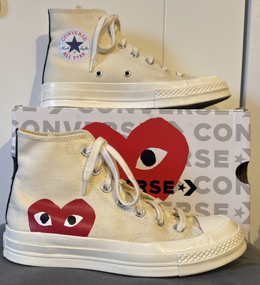 Converse Damenschuhe Comme Des Garçons Hi Top Sneaker - Gr. 5 UK (37,5 EUR)
