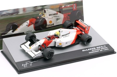 Ayrton Senna McLaren MP4/7 #1 2nd Deutschland GP Formel 1 1992 1:43 Altaya