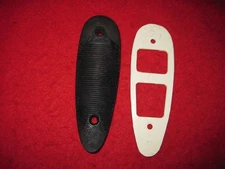 Fajen Rifle/Shotgun Black Plastic buttplate W/Spacer