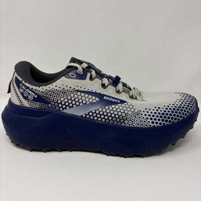 Brooks Caldera 6 Men's Size 9 Grey Blue Trail Running Shoes (1103791D071)