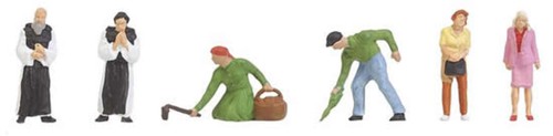 Figuras de jardín Faller 150916 calibre HO/OO en el monasterio | Zustand: New