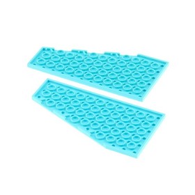 2x Lego Wing Plate 12x6 Azure Blue Right Left 6109918 30356 6109920 30355
