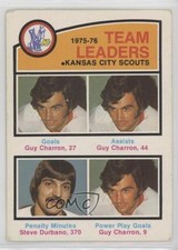 1976-77 O-Pee-Chee Team Leaders Guy Charron Steve Durbano #384 1cb7