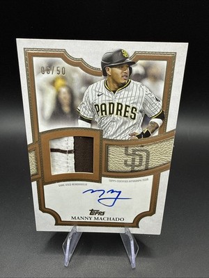 2026 Topps Series 1 Manny Machado Topps Flagship Autograph Patch