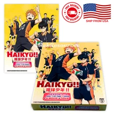 Anime DVD Haikyu!! Season 1-4 (85Eps)+4 Movie +5 OVA English Dubbed ShipFrom USA