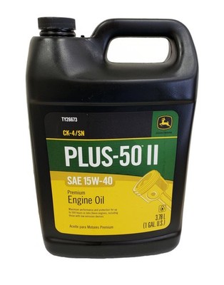 John Deere Original Equipment Plus-50 II SAE 15W-40 Oil - TY26673