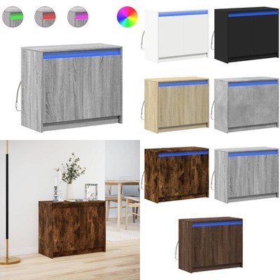 Sideboard Kommode Highboard mit LED Leuchten Schrank Anrichte Beistellschrank