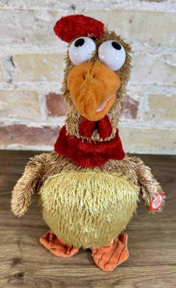 Crazy Cluck Wacky Dancing Chicken 14" Animated Toy Sound Dancing Works SEE VIDEO - Image 2 of 4