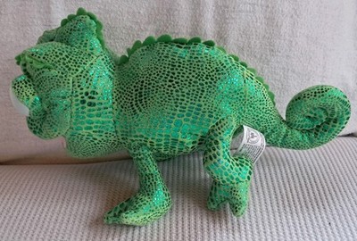 Disney Tangled Pascal Chameleon Plush Green Metallic Lizard Rapunzel Pet Toy 11 