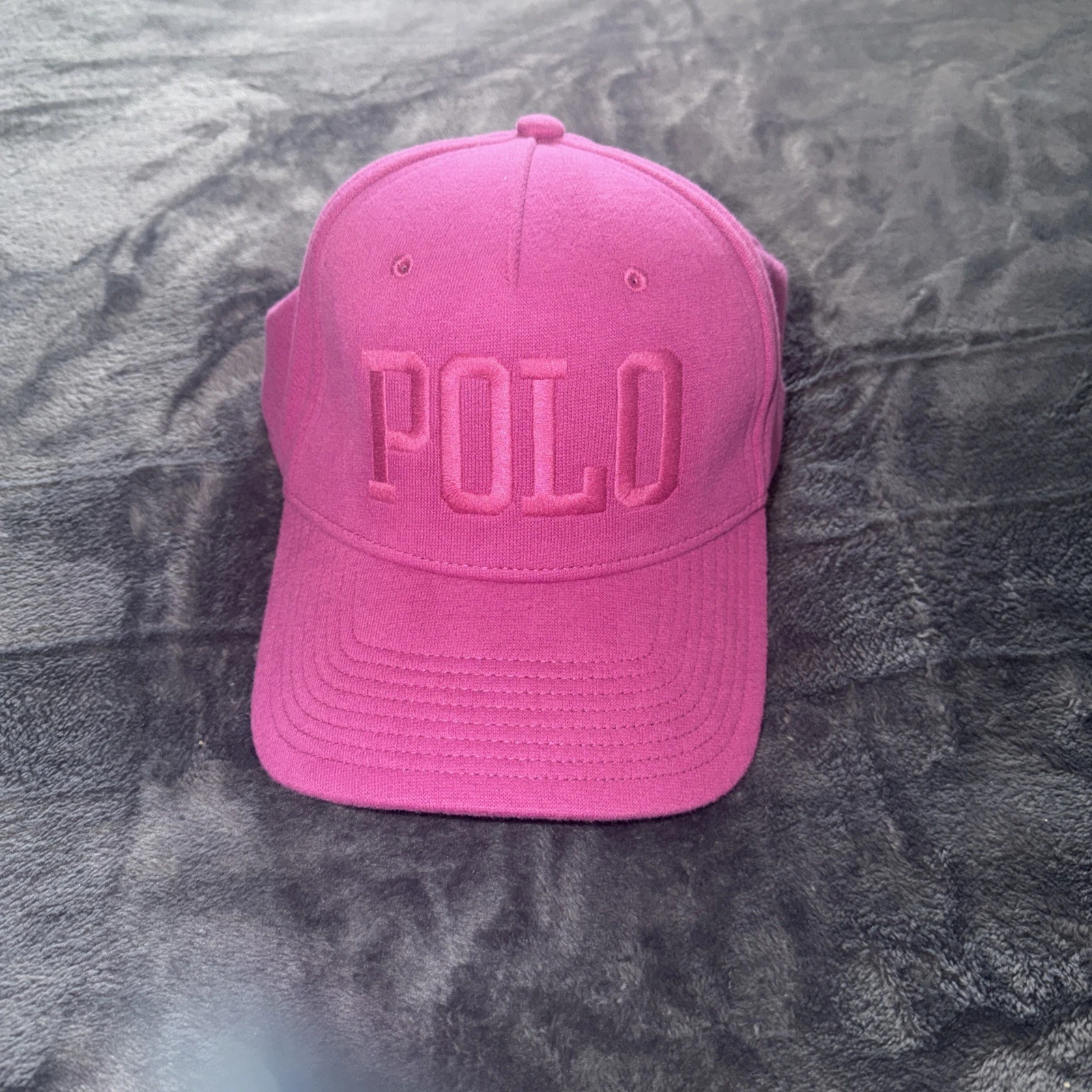 Polo by Ralph Lauren Vivid Pink Hat fleece material SnapBack Unisex