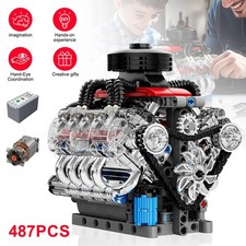 10171 Technik V8 Motor Bausatz Bausteine Klem...