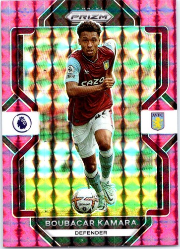 2022 Panini Prizm Premier League #284 Boubacar Kamara Pink - Picture 1 of 2