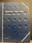 US Coins Partial Collection 21 Mercury Dimes In Whitman Folder 1917-1942