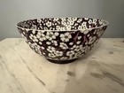 Japanese Porcelain White Cherry Blossom Bowl 10" Vintage Hong Kong Handmade — photo 1