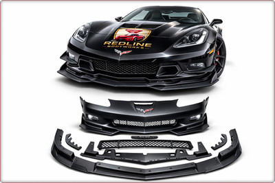 KOMPLETT STOßSTANGE VORNE FÜR CHEVROLET CORVETTE 2005 - 2013  OE STIL