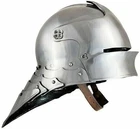Medieval Knight German Sallet helmet for LARP, Cosplay, Renaissance Fairs, Hallo
