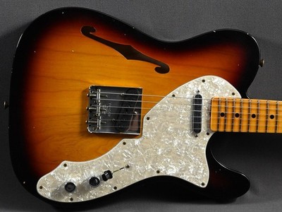 Fender Custom Shop Telecaster 1969 Thinline Journeyman Relic 3-Tone Sunburst
