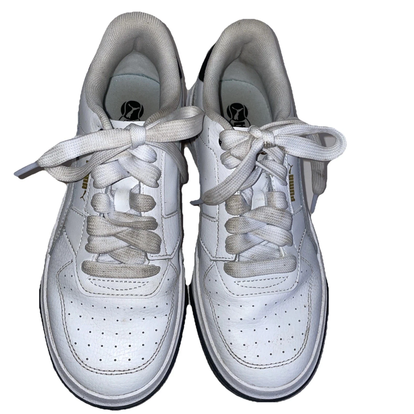 Sneakers PUMA Cali Court in pelle da bambina taglia 5 5 bianche