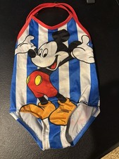 Vintage Candlesticks Toddler Mickey Mouse Bathing Suit Size 4