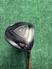 Callaway Razr x Black 9.5 Driver RH Fujikura Motore F8 60g Stiff Graphite Shaft
