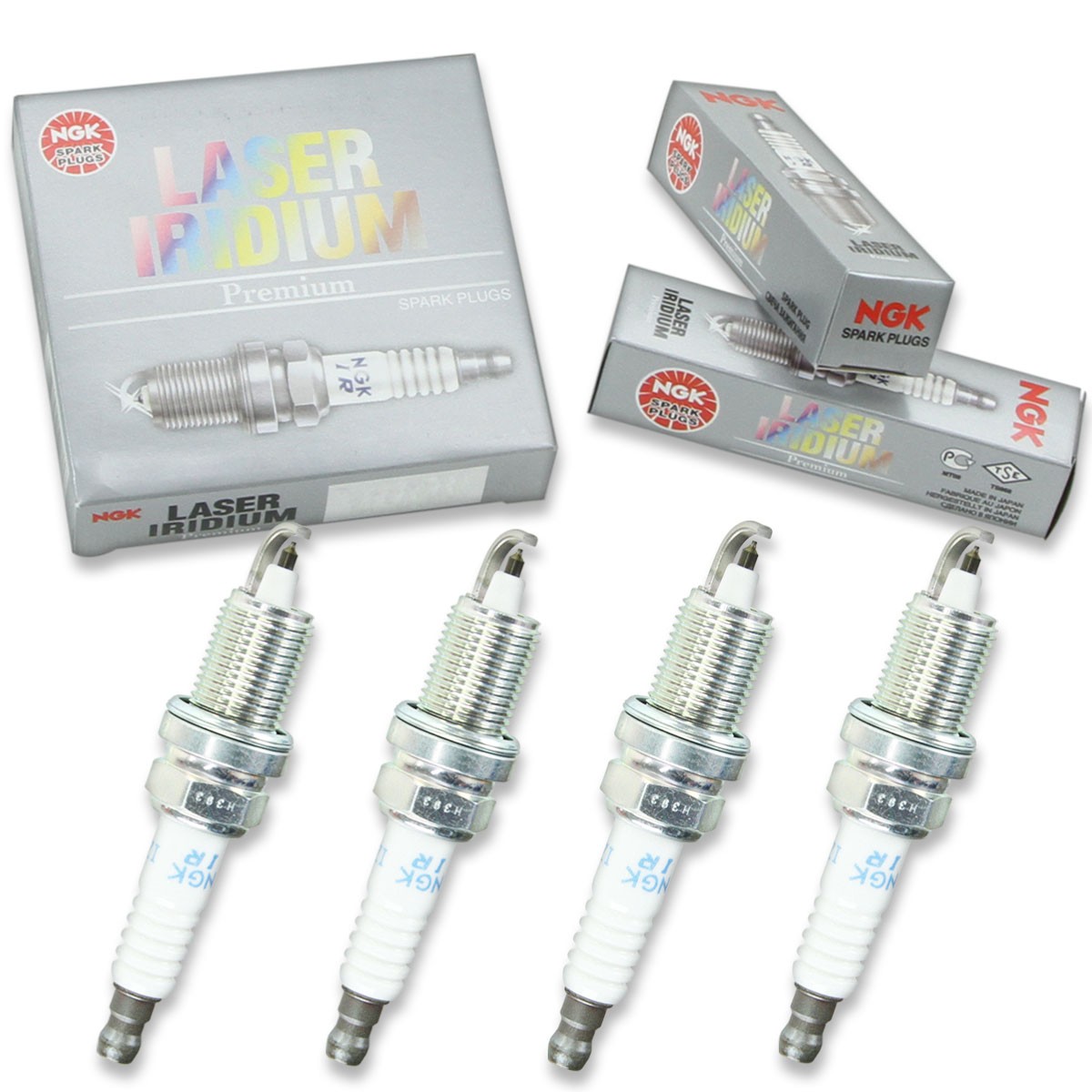 4pcs 2006 Evinrude DHLSDF NGK Laser Iridium Spark Plugs 200 HP Kit Set Engin ho