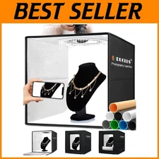 Compact 16x16 Lighting Studio Box with Adjustable LED for Stunning Product Shots