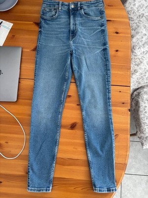 ZARA High Waist Slim Fit Jeans   Gr. 40  Blau
