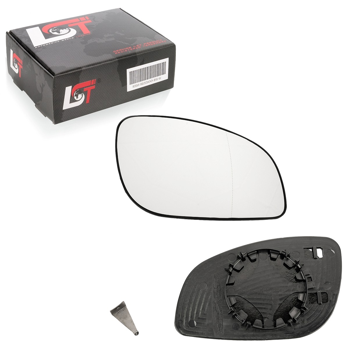 Exterior Mirror Glass Side Mirror Aspherical Right for Opel Vectra C Z02
