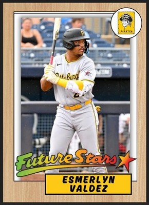 2025 Esmerlyn Valdez Future Stars Rookie Card Pittsburgh Pirates Prospect