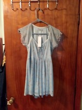 Urban Outfitters short-sleeved, floral print, lined dress, Small - petite, NWT